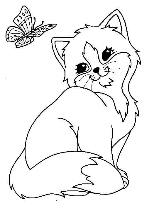 30 free printable cat coloring pages