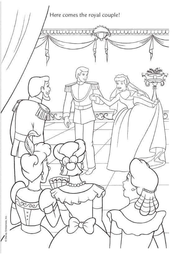 Cinderella Coloring Pages Printable