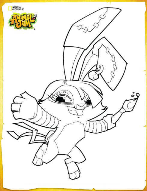 Coloring Pages Of Animal Jam Peck