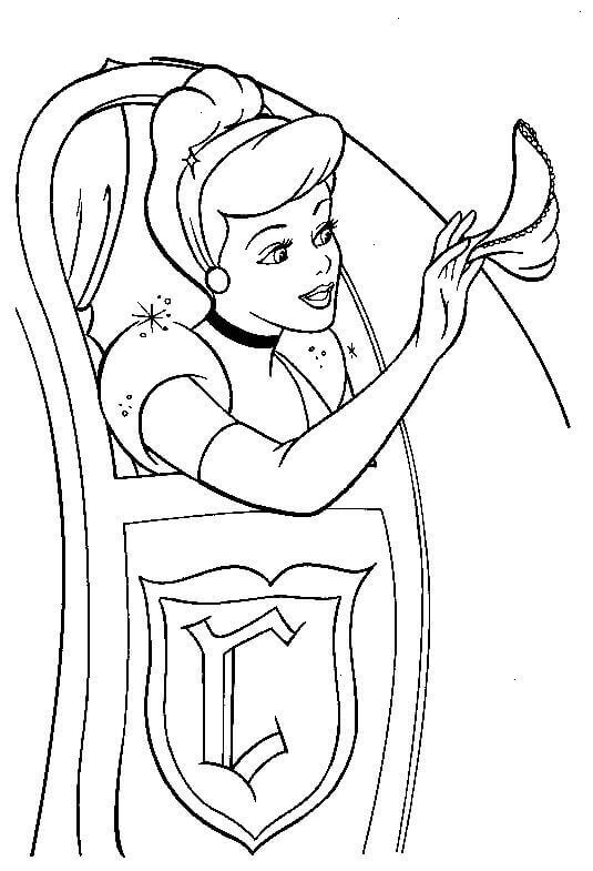 Coloring Pages Of Cinderella