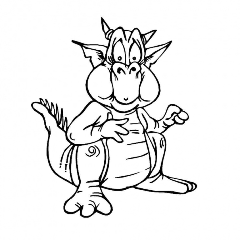 35 Free Printable Dragon Coloring Pages – ScribbleFun