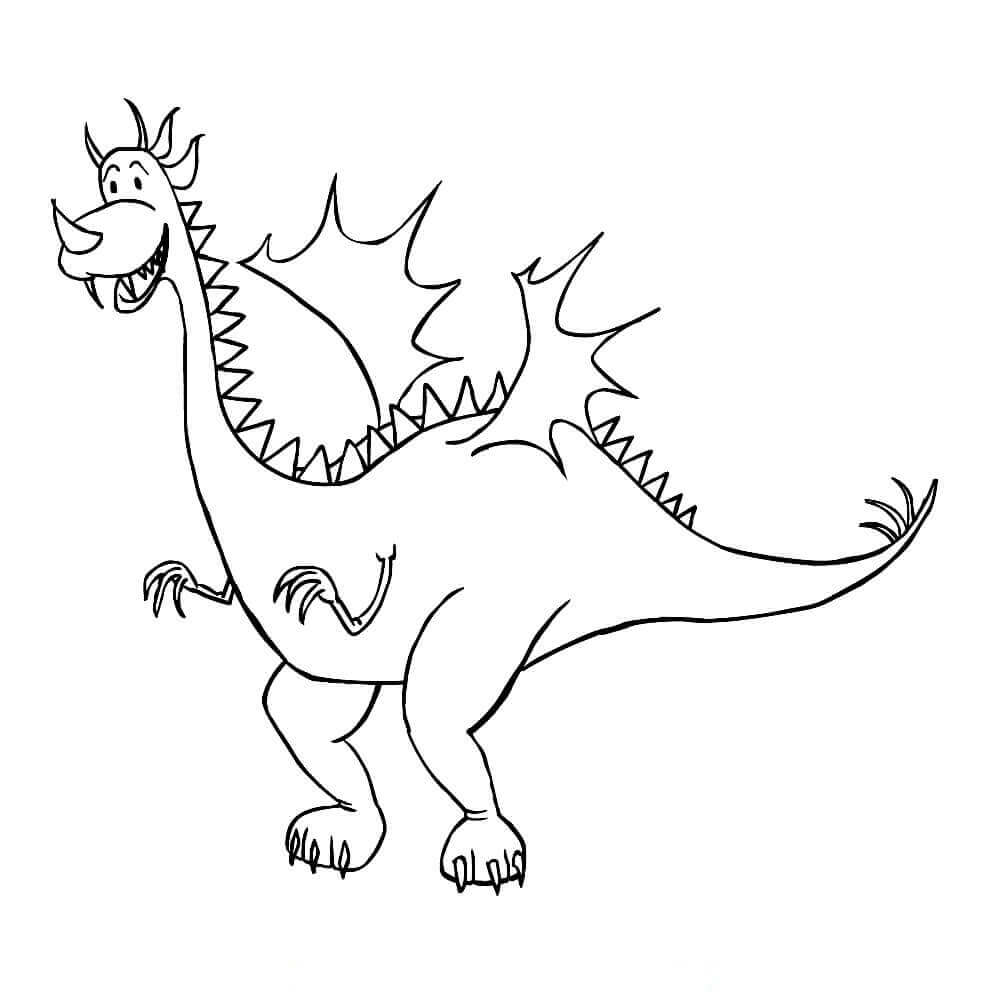 Cool Dragon Coloring Pages