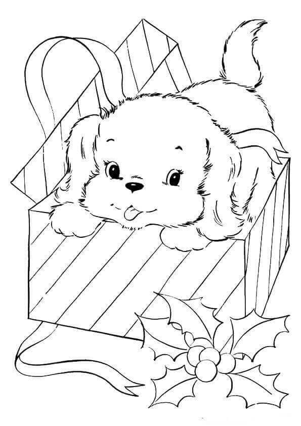 Cute Puppy Coloring Pages Printable - Printable World Holiday