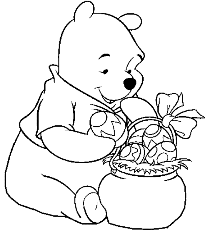 Disney Easter Coloring Pages