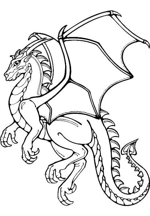 Dragon Coloring Pages For Kids