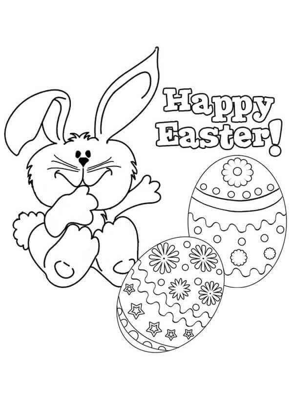 Easter Egg Coloring Pages For Kids