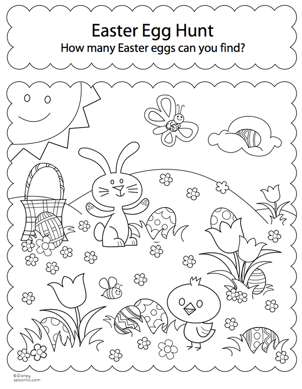 35 Free Printable Easter Coloring Pages