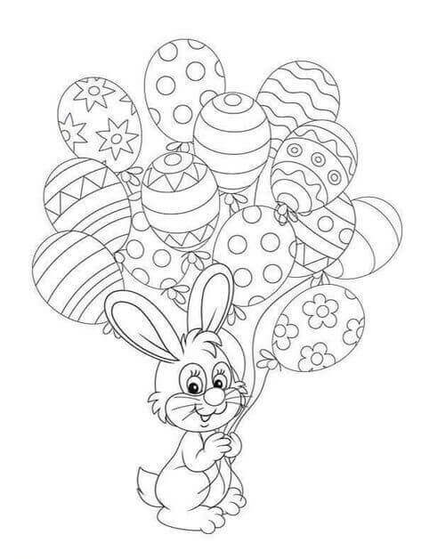 Easter Eggs Coloring Pages