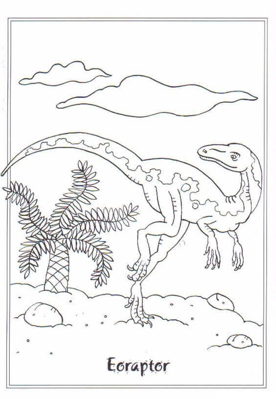 Eoraptor Dinosaur Coloring Pages