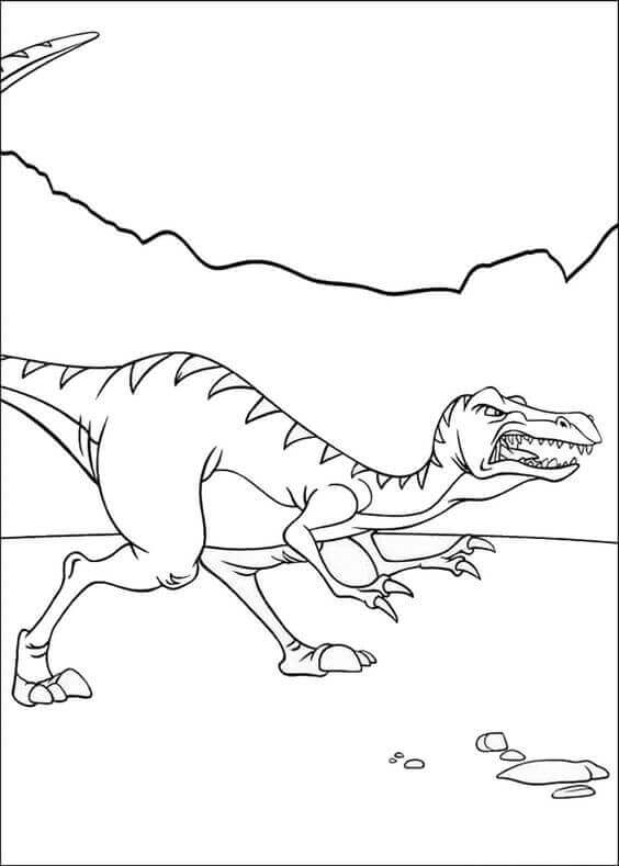 Ferocious Dinosaur Coloring Pages