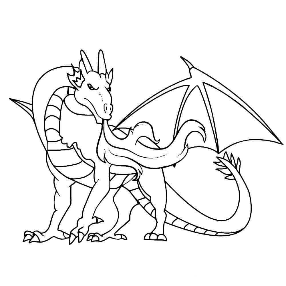 35 Free Printable Dragon Coloring Pages