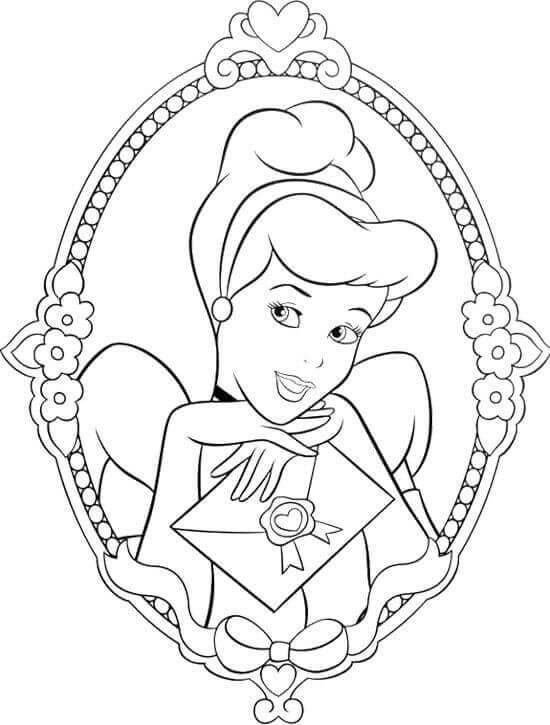 Free Cinderella Coloring Sheets To Print