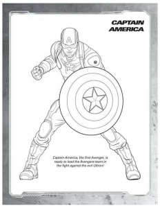 30 Printable Captain America Coloring Pages
