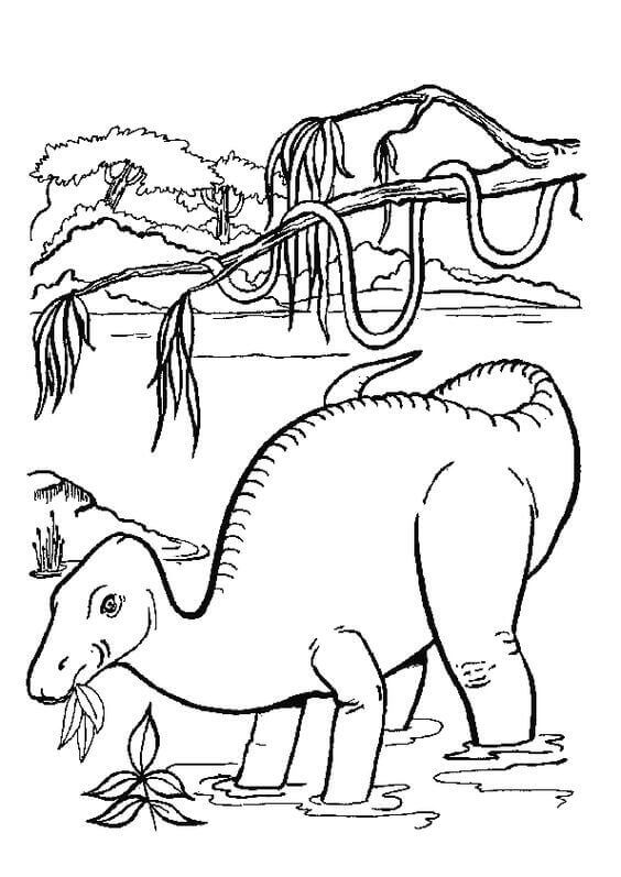 Free Printable Dinosaur Coloring Pages