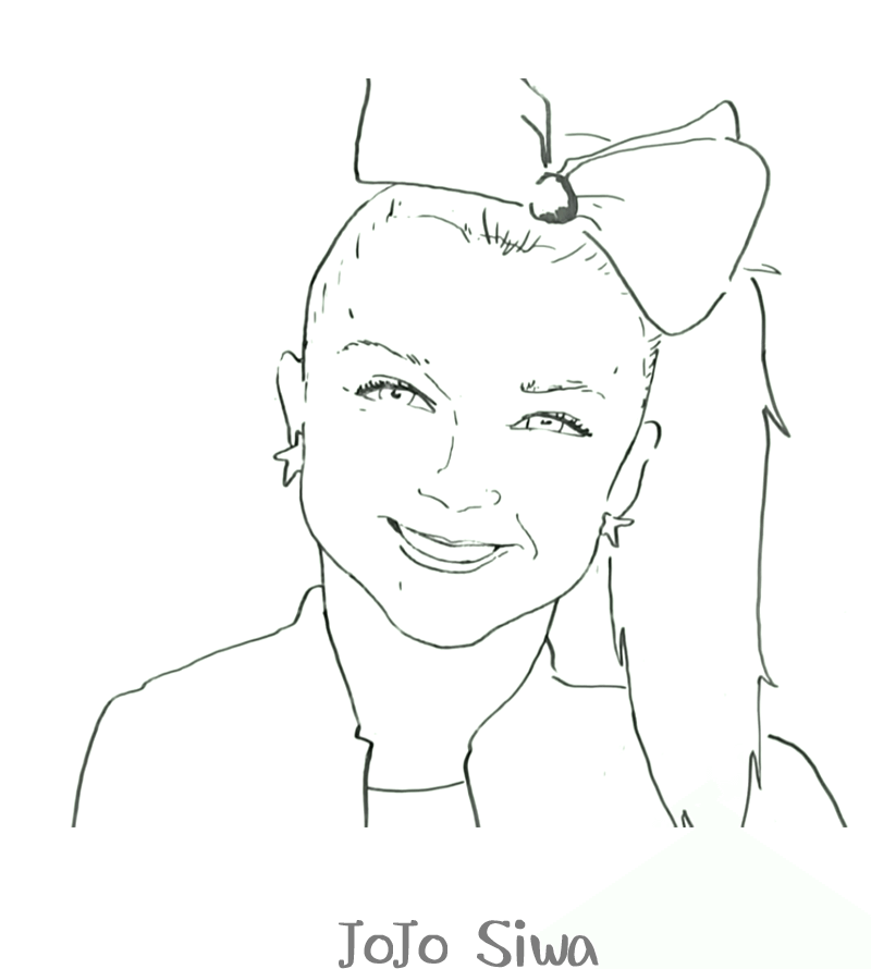 Free Printable Jojo Siwa Coloring Pages