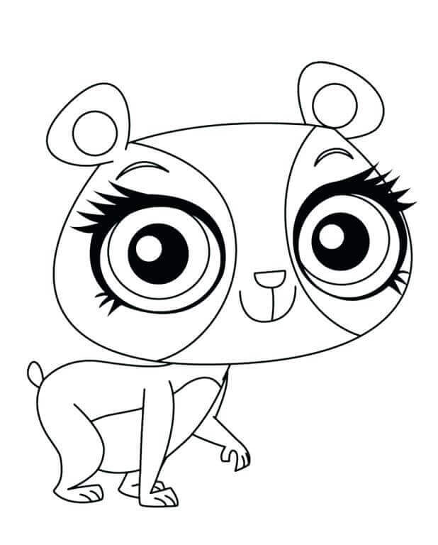 Free Printable Littlest Pet Shop Coloring Sheets Penny Ling