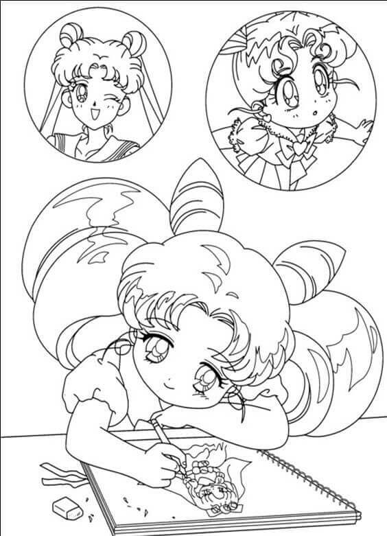 Free Printable Sailor Moon Coloring Pages