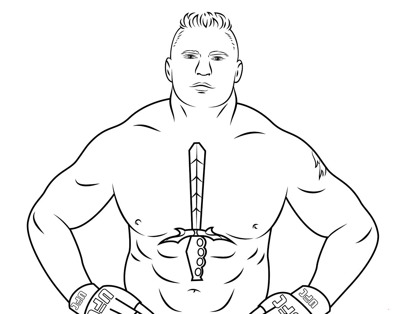 Free Printable World Wrestling Entertainment Or WWE Coloring Pages