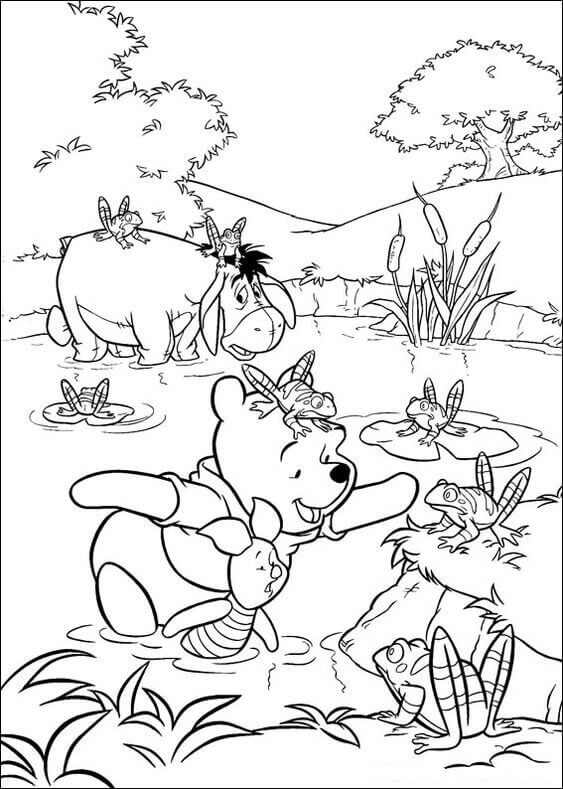 Free Winnie The Pooh Coloring Book