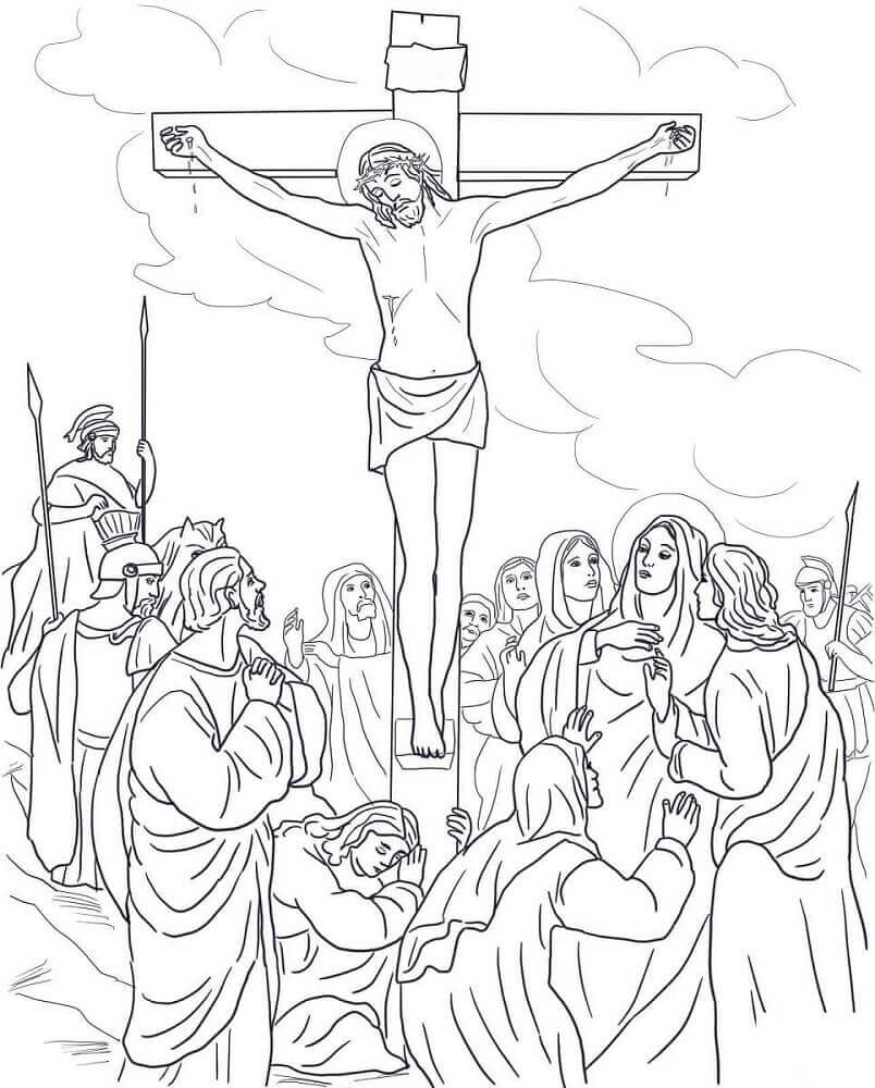 20 Free Printable Good Friday Coloring Pages