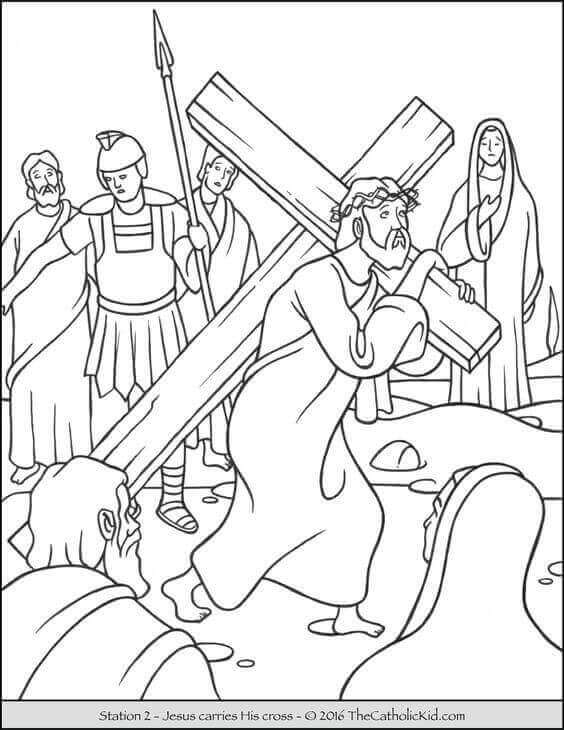 20 Free Printable Good Friday Coloring Pages