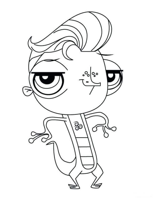 LPS Coloring Pages Vinnie Terrio