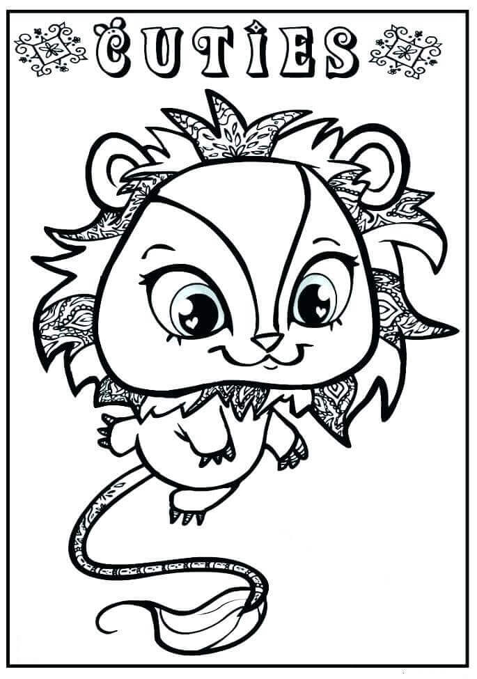 Littlest Pet Shop Cuties Coloring Pages