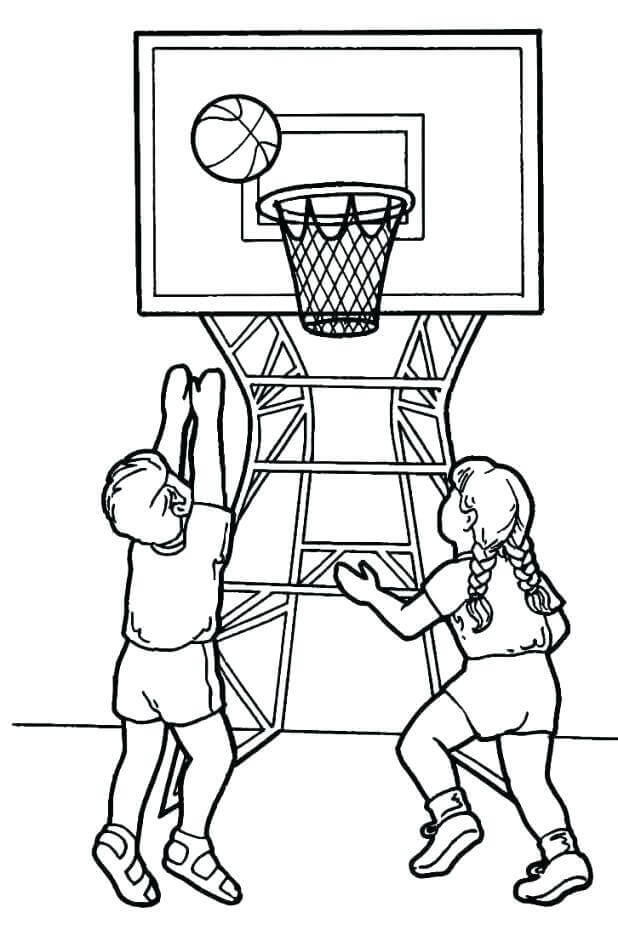 Free Printable March Madness Coloring Pages