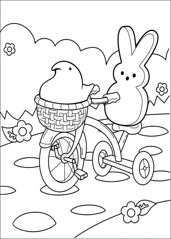 Free Printable Peeps Coloring Pages