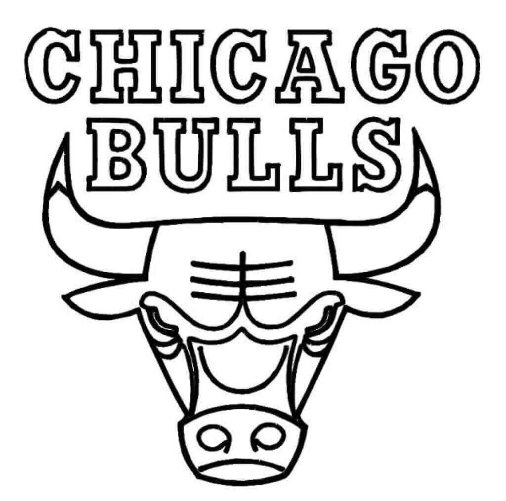 NBA Coloring Pages Chicago Bulls