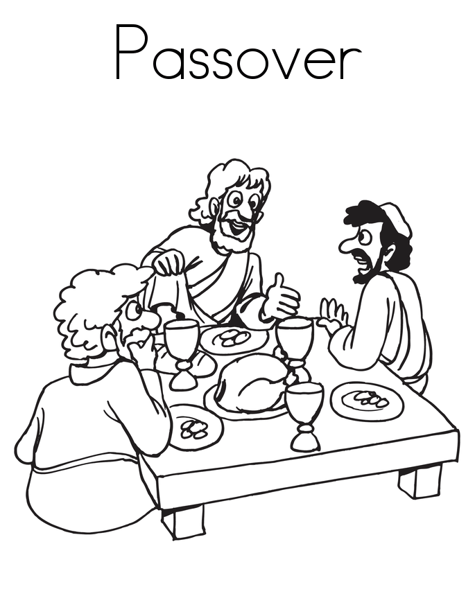 Passover Coloring Pages Free