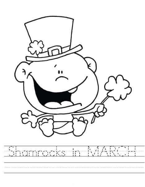 Printable March Coloring Pages