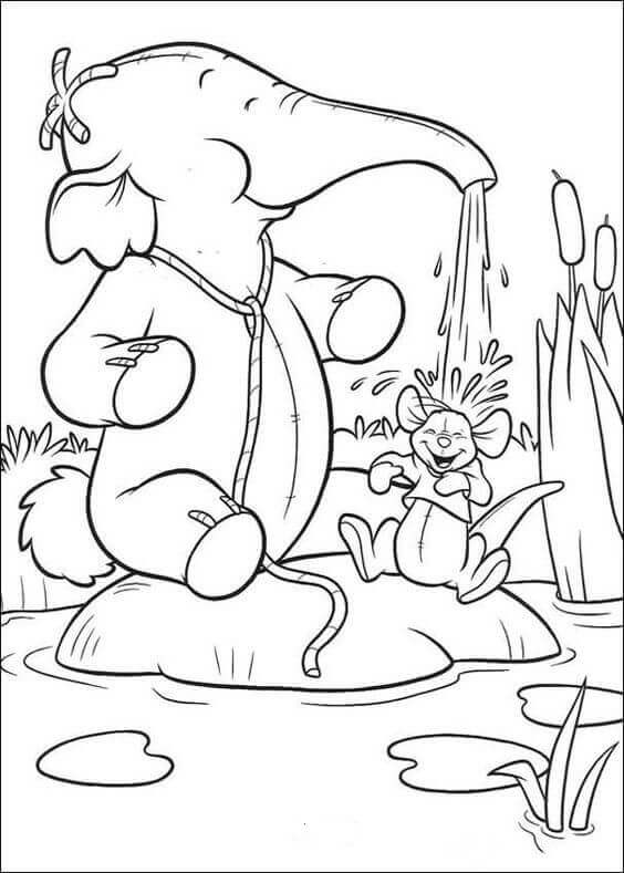 Roo From Winnie The Pooh Coloring Pages