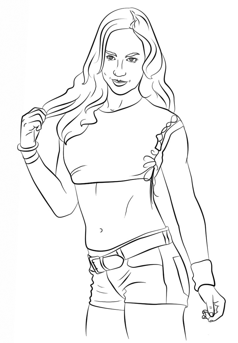 Free Printable World Wrestling Entertainment Or Wwe Coloring