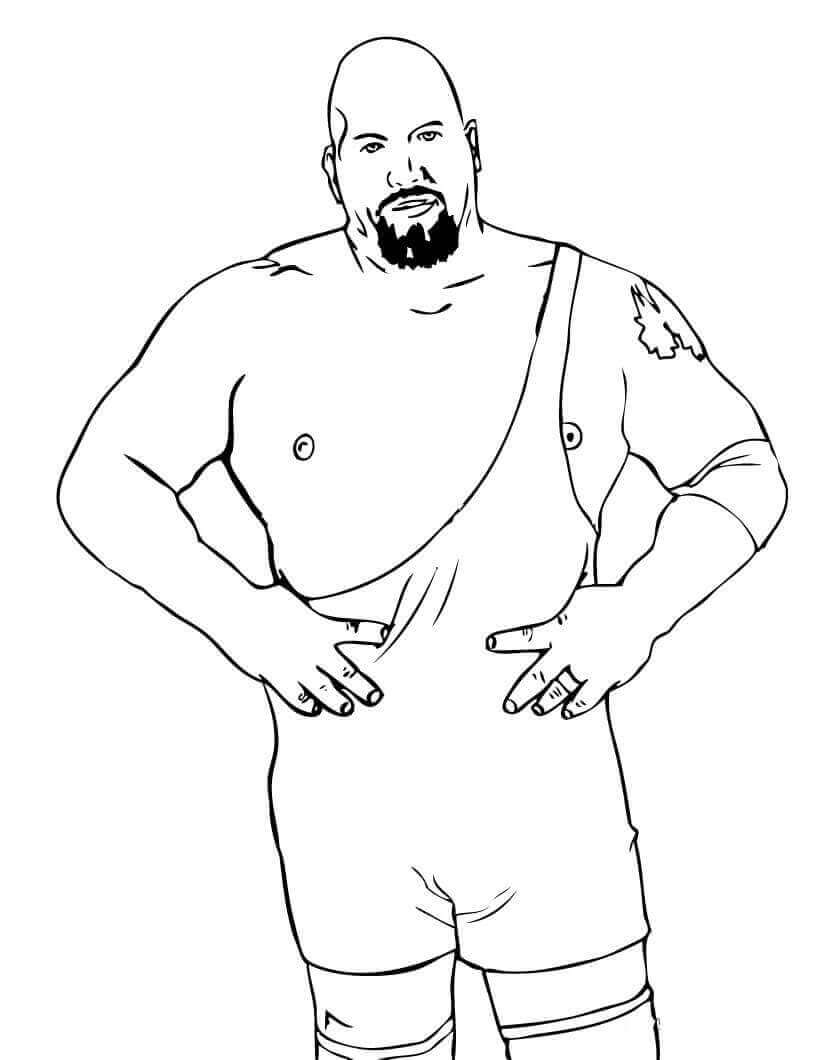 WWE Coloring Sheets The Big Show