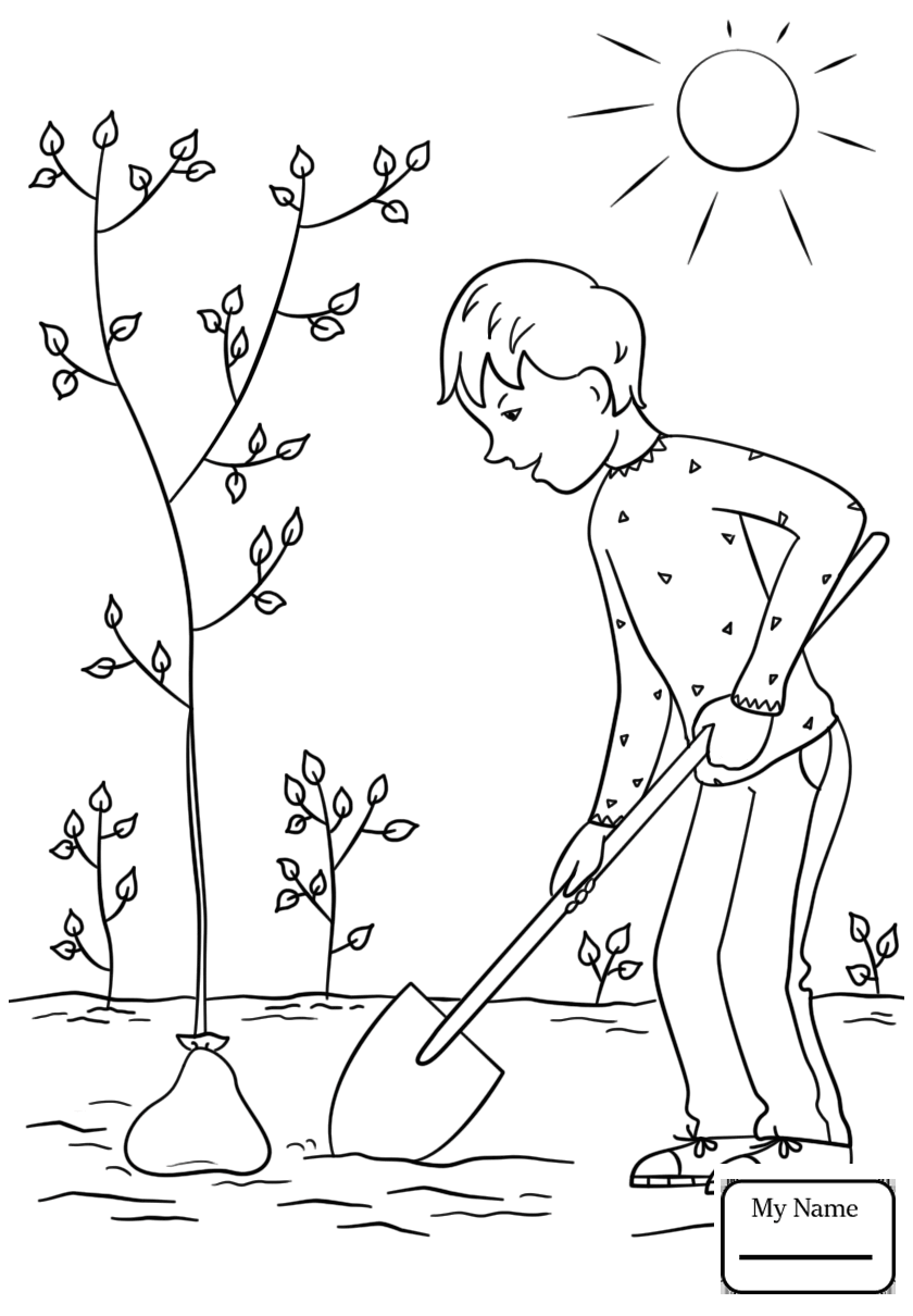 Arbor Day 2018 Coloring Pages