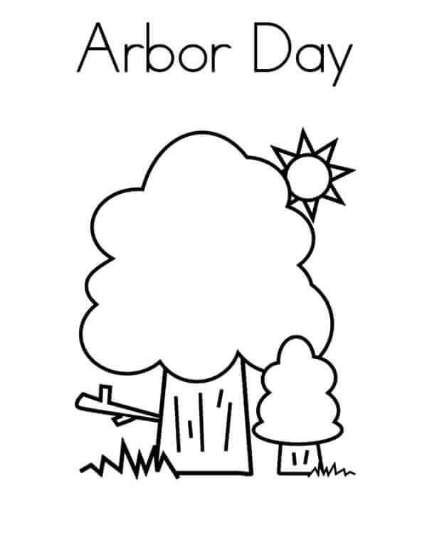 25 Free Printable Arbor Day Coloring Pages