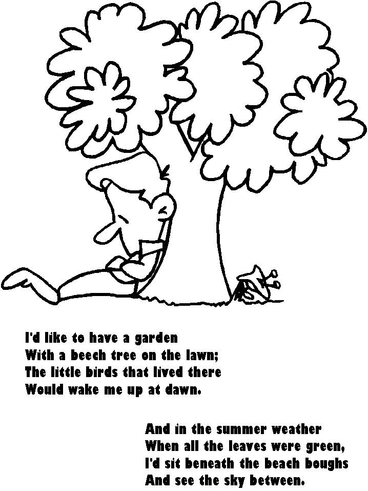 Arbor Day Coloring Pages Printable