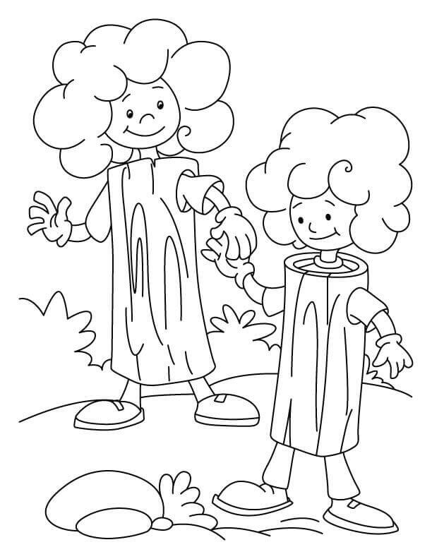 Arbor Day Coloring Sheets For Toddlers