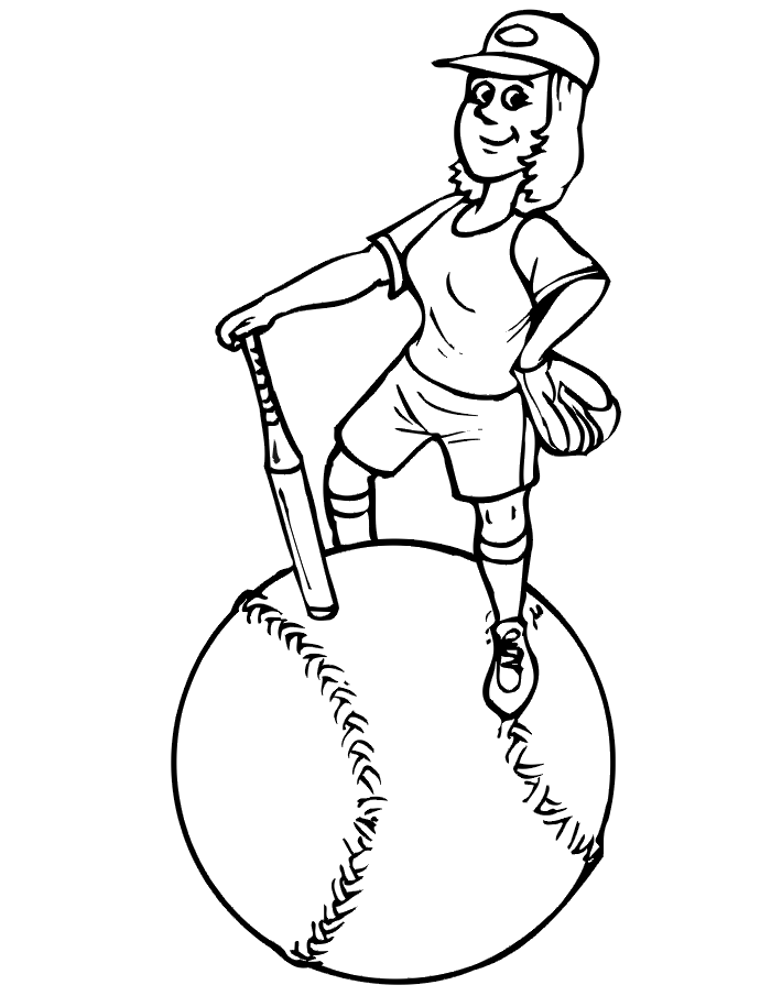 Baseball Coloring Pages PDF