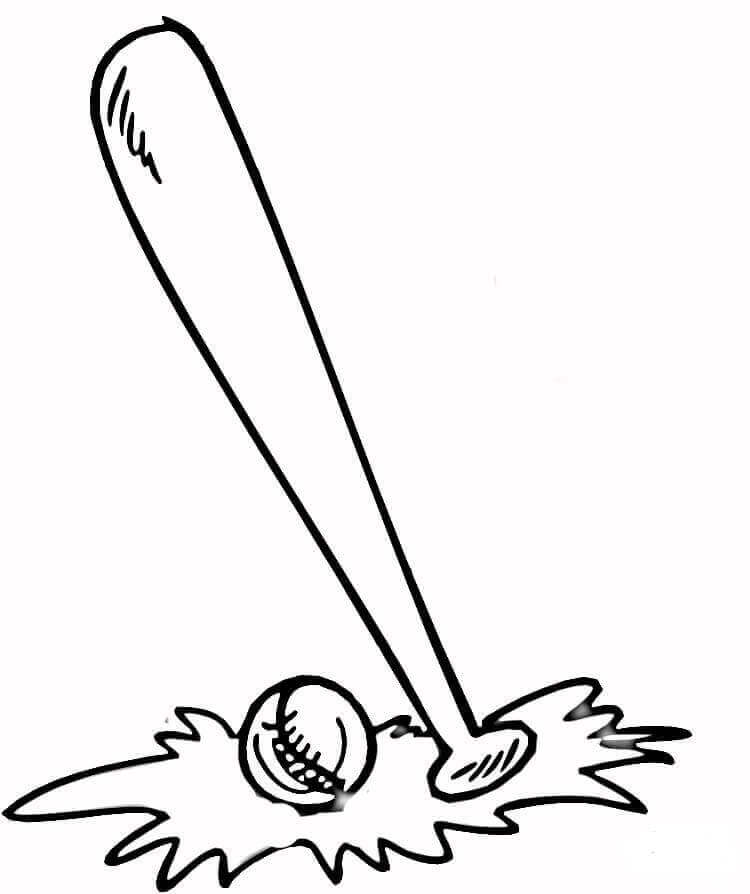 Baseball Essentials Coloring Pages