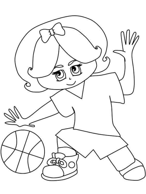 Basketball Coloring Pictures