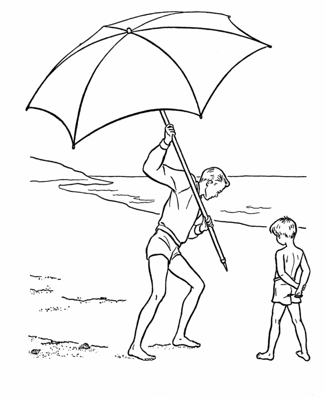 Beach Coloring Pages For Teens