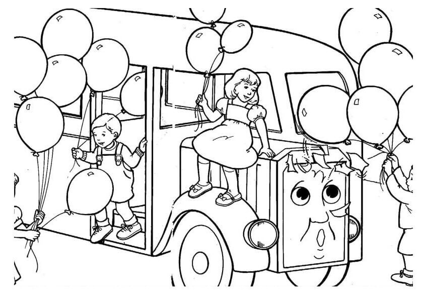 Bertie From Thomas And Friends Coloring Pages