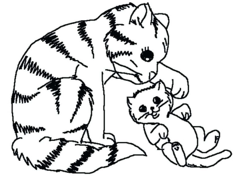 30 Free Printable Kitten Coloring Pages (Kitty Coloring Sheets)