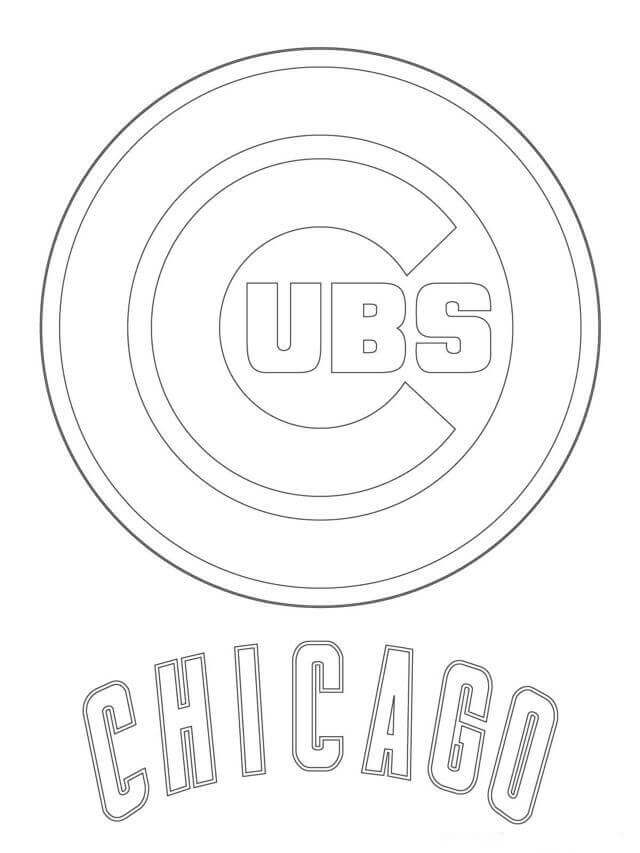 Chicago Cubs MLB Coloring Pages