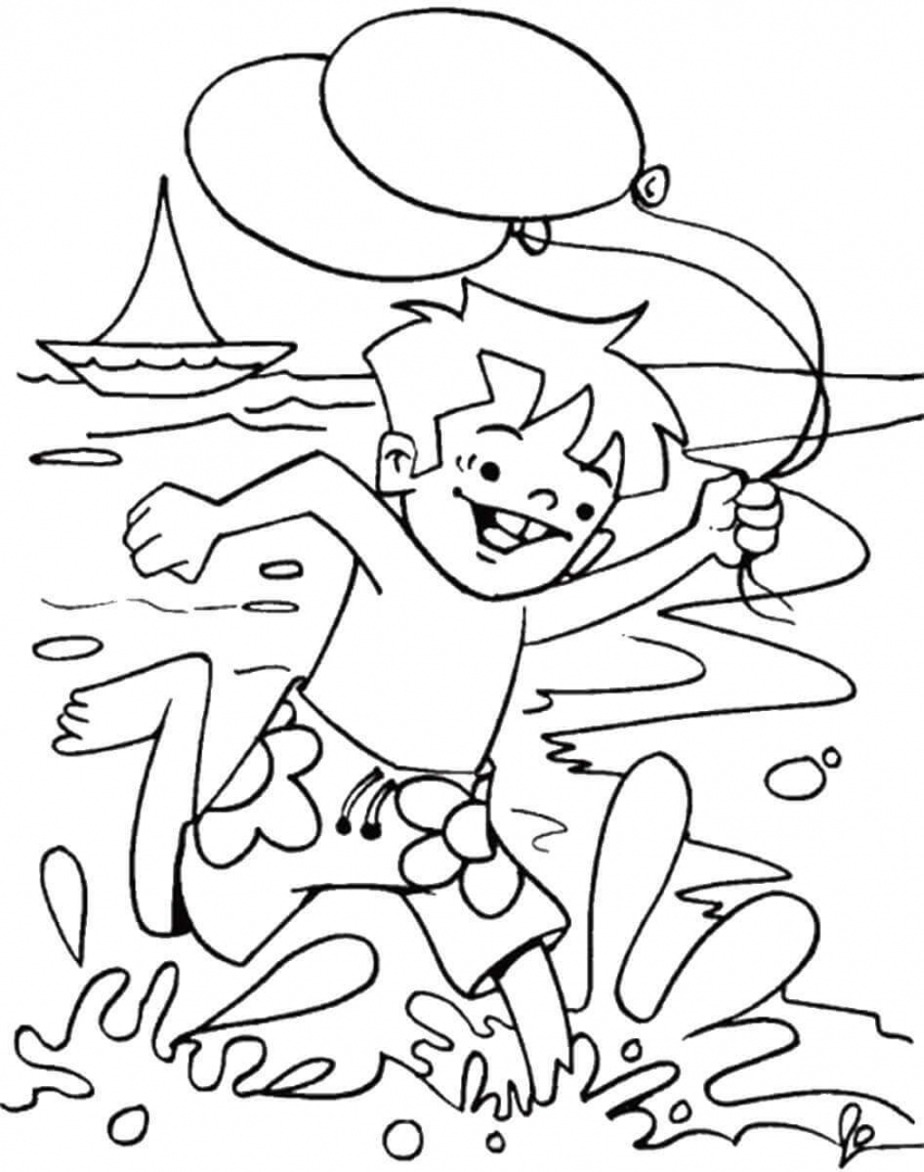 25 Free Printable Beach Coloring Pages