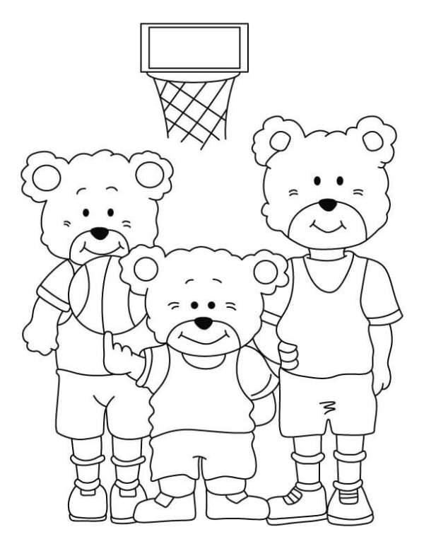 30 Free Printable Basketball Coloring Pages