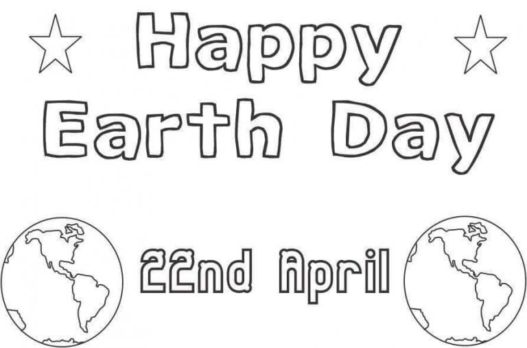 35 Free Printable Earth Day Coloring Pages