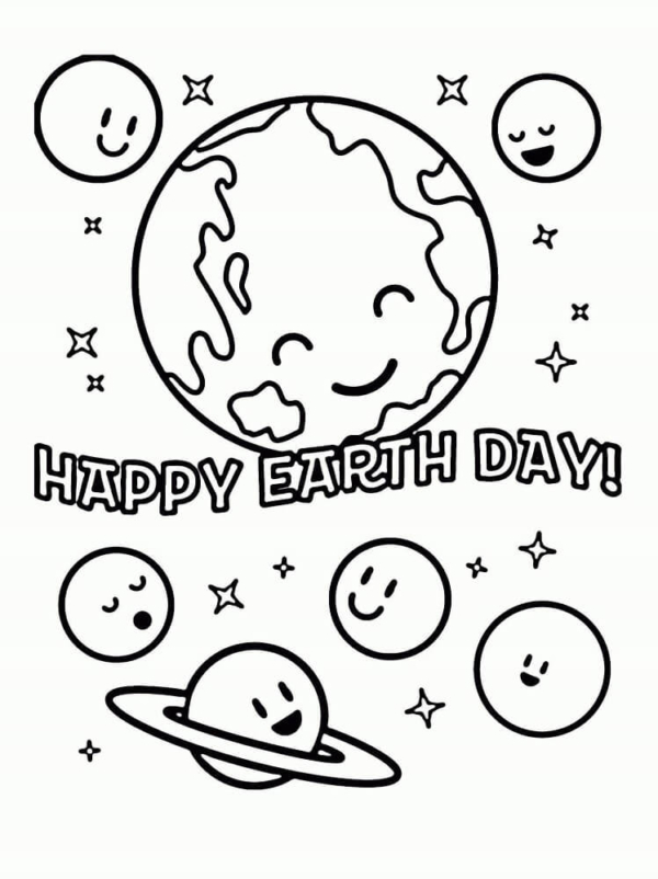 35 Free Printable Earth Day Coloring Pages